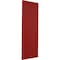 Ekena Millwork True Fit PVC Farmhouse/Flat Panel Combination Fixed Mount Shutters, Fire Red, 12W x 36H, PR TFP101FC12X036BR - alternate 5